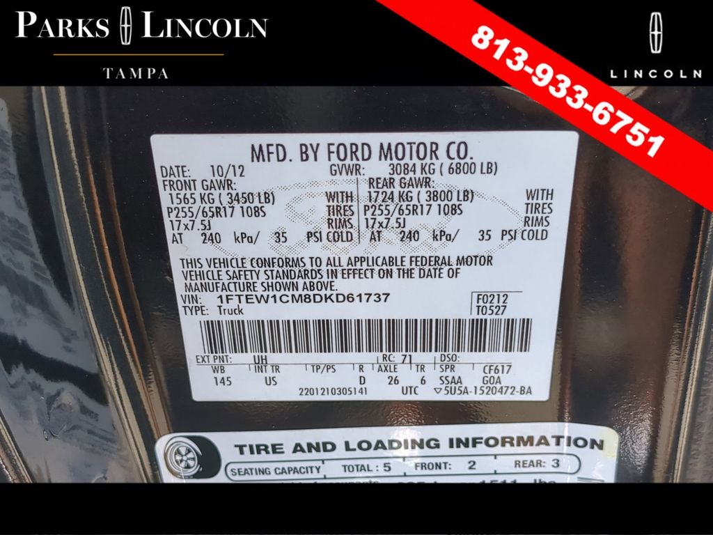 2013 Ford F-150 XLT