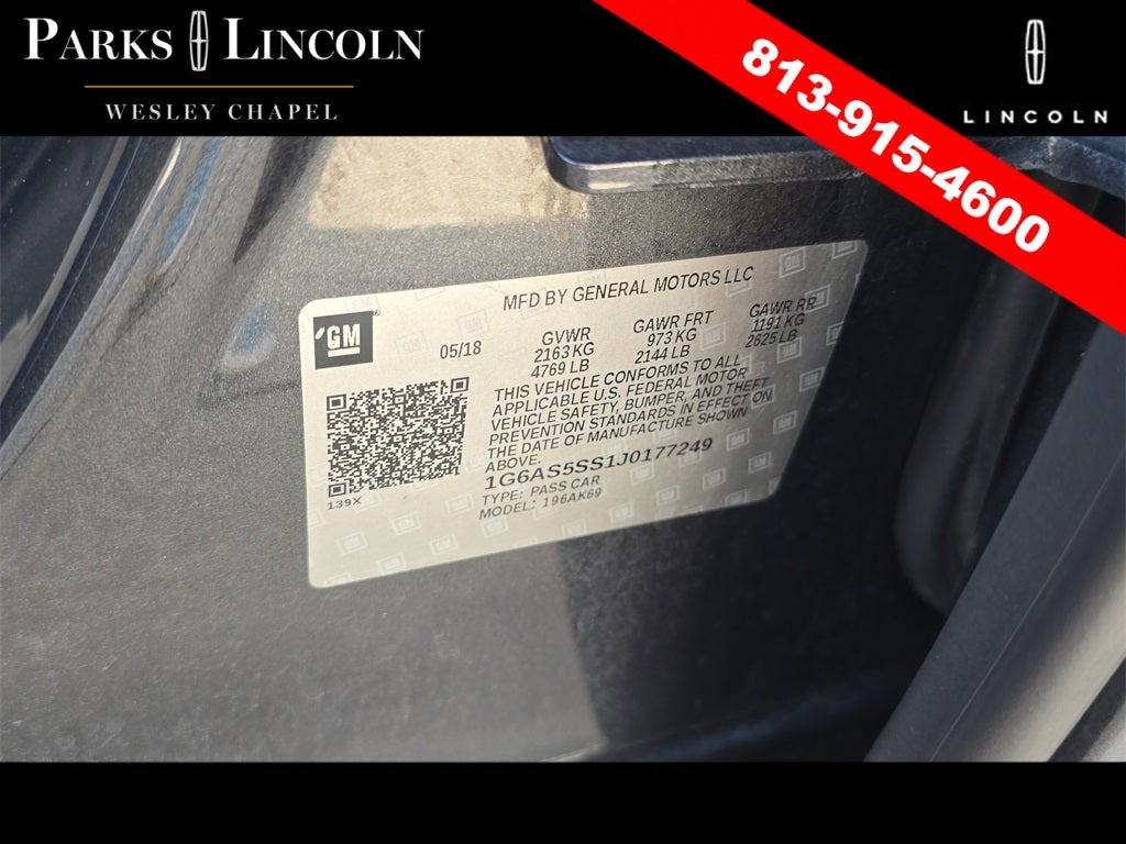 2018 Cadillac CTS 3.6L Premium