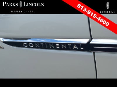 2018 Lincoln Continental Black Label