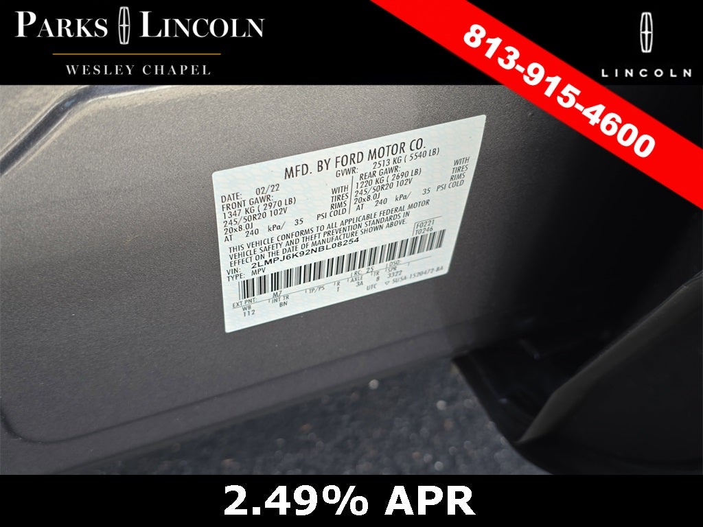 2022 Lincoln Nautilus Reserve