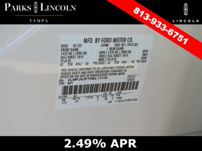 2022 Lincoln Nautilus Black Label