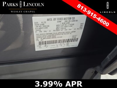 2022 Lincoln Aviator Standard