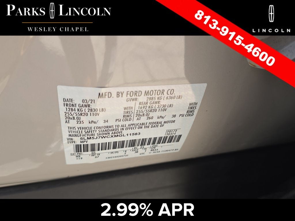2021 Lincoln Aviator Reserve