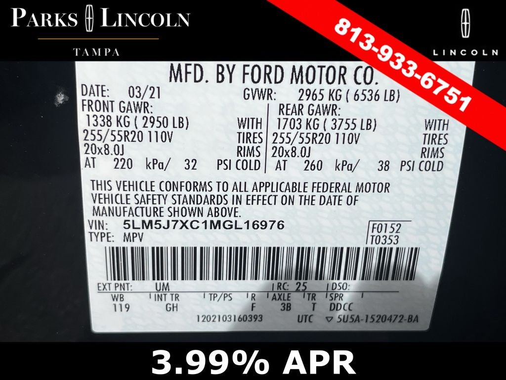 2021 Lincoln Aviator Reserve
