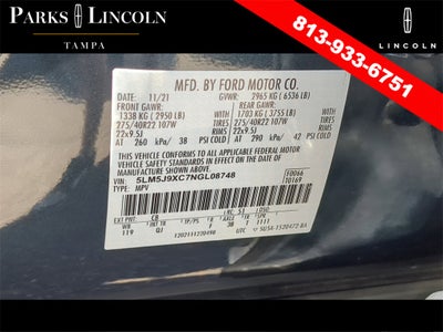 2022 Lincoln Aviator Black Label