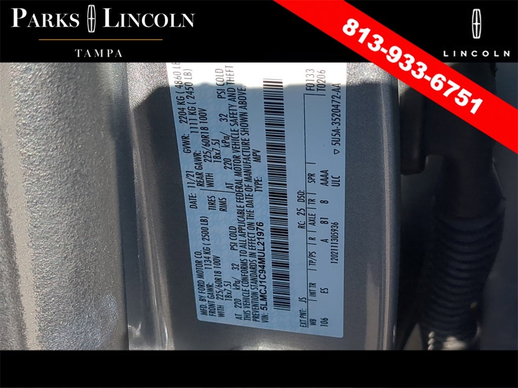 2021 Lincoln Corsair Standard