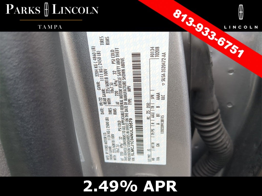 2022 Lincoln Corsair Standard