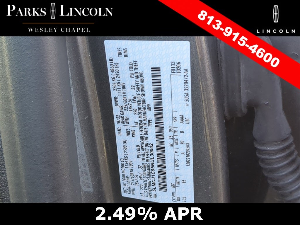 2022 Lincoln Corsair Standard