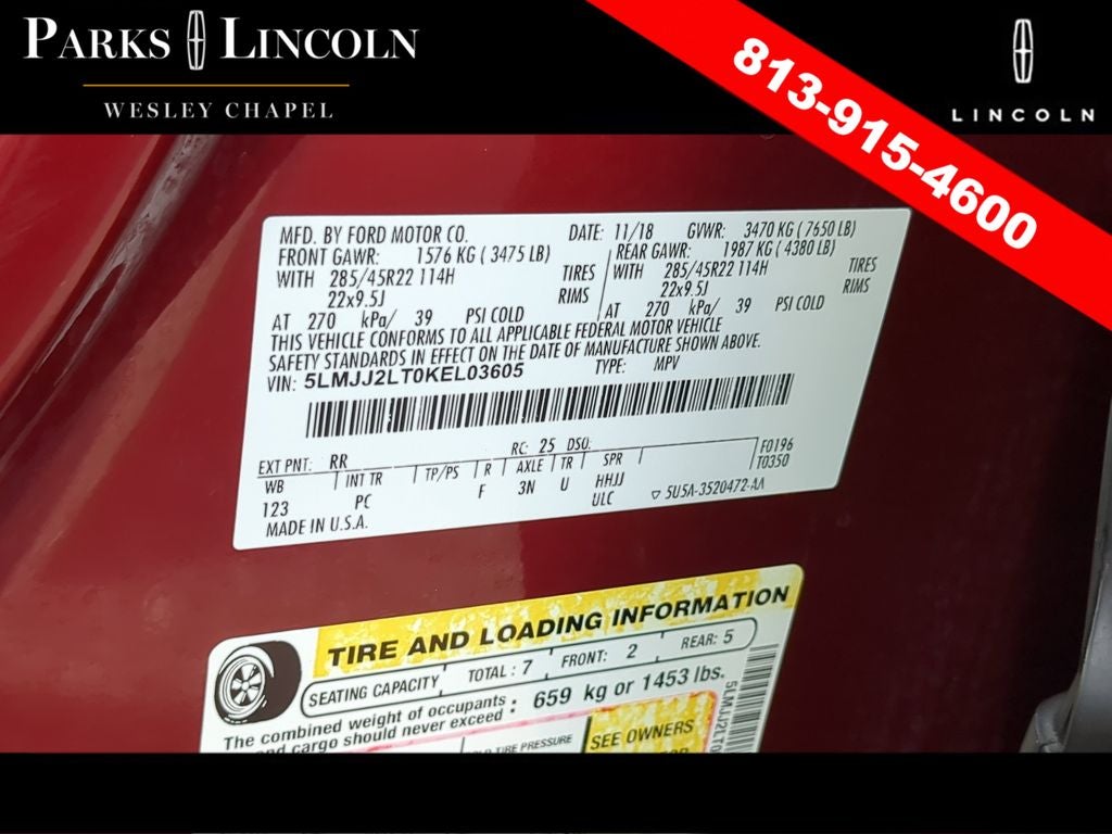 2019 Lincoln Navigator Reserve