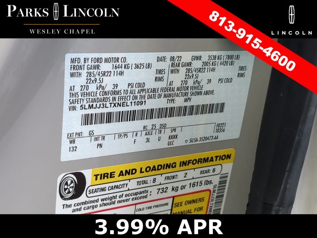 2022 Lincoln Navigator L Reserve