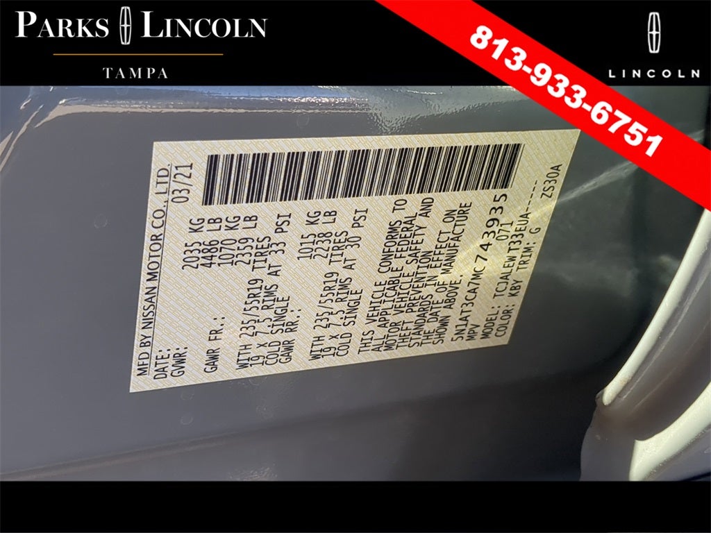 2021 Nissan Rogue SL