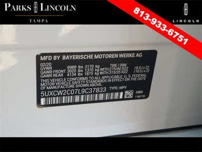 2020 BMW X7 xDrive40i