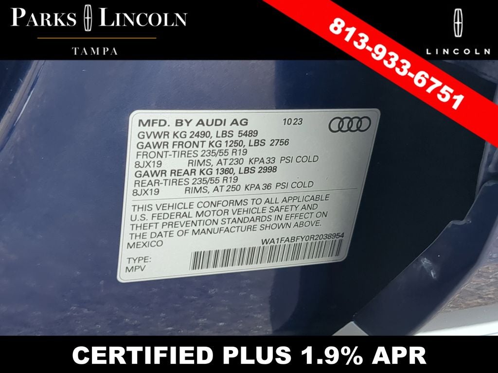 2024 Audi Q5 45 S line Prestige quattro