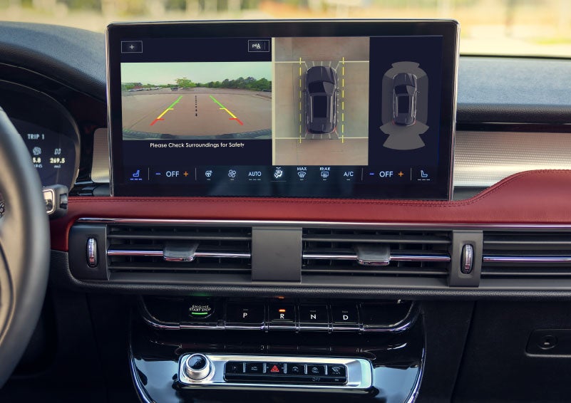 The large center touchscreen of a 2024 Lincoln Corsair® SUV is shown. | Parks Lincoln of Tampa in Tampa FL