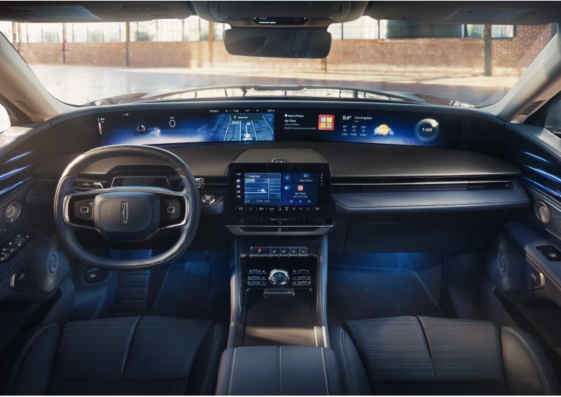 The panoramic display is shown in a 2026 Lincoln Nautilus® SUV. | Parks Lincoln of Tampa in Tampa FL