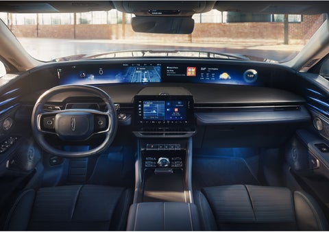 The panoramic display is shown in a 2026 Lincoln Nautilus® SUV. | Parks Lincoln of Tampa in Tampa FL