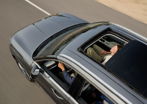 The available panoramic Vista Roof® of a 2027 Lincoln Aviator® SUV is open. | Parks Lincoln of Tampa in Tampa FL