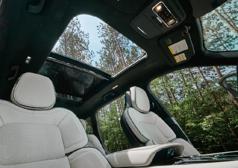 The front seats of a 2027 Lincoln Aviator® Black Label™ SUV | Parks Lincoln of Tampa in Tampa FL