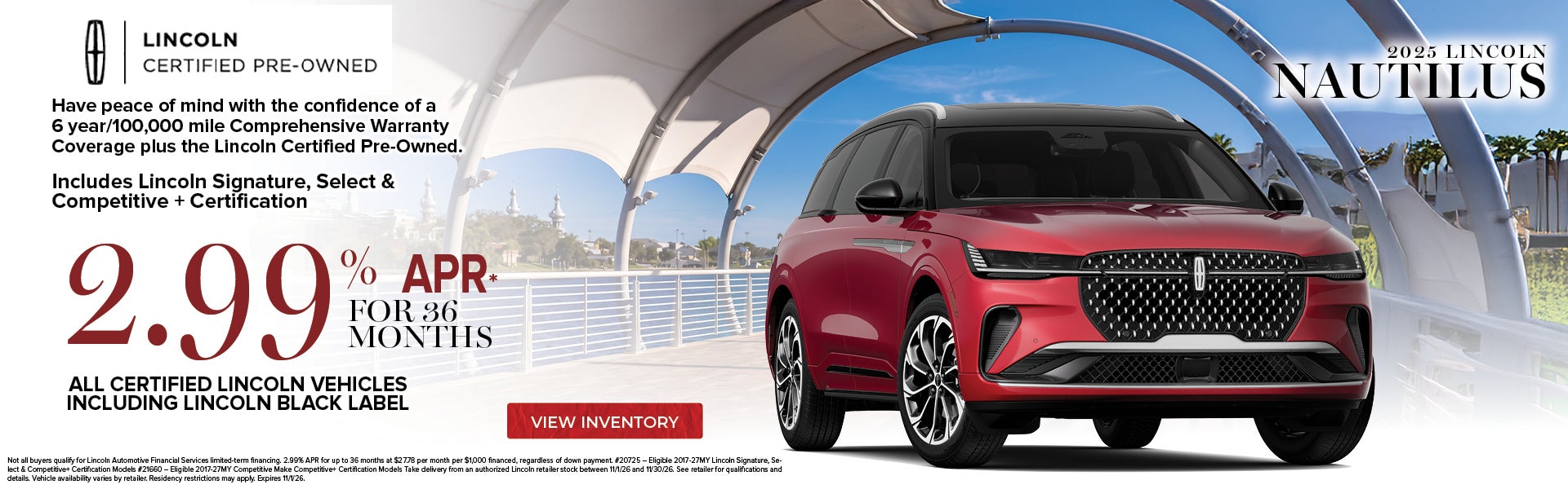 Lincoln CPO Offer 